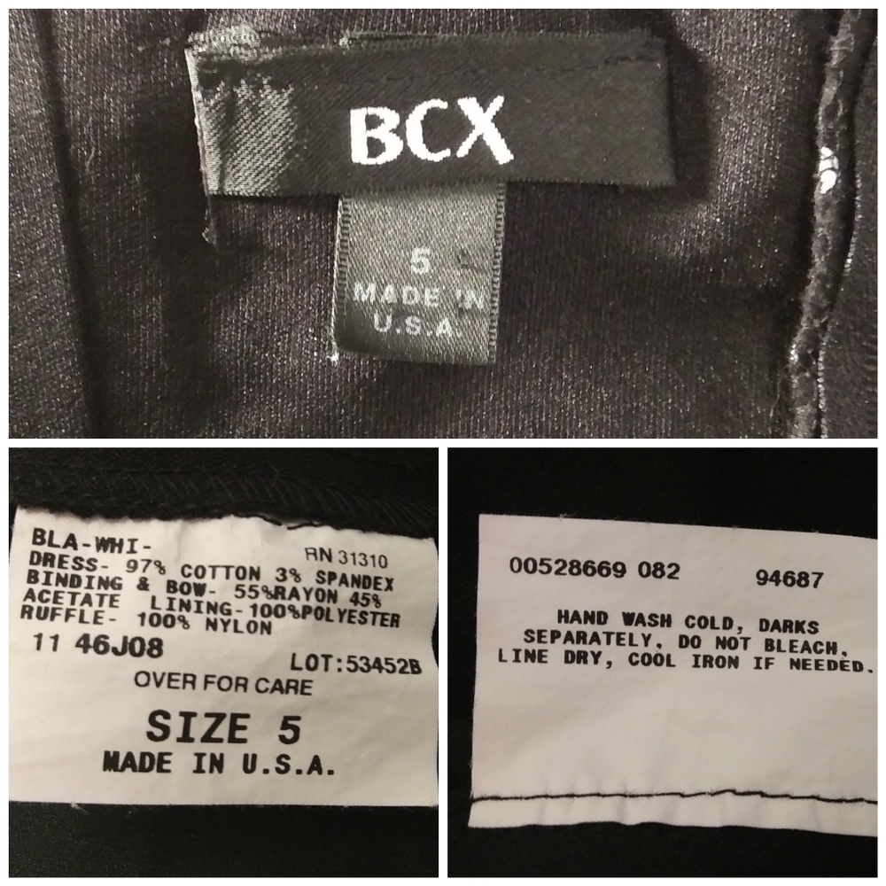 Polka Dot & Lace Full Midi Dress by BCX - Picture 7 of 7